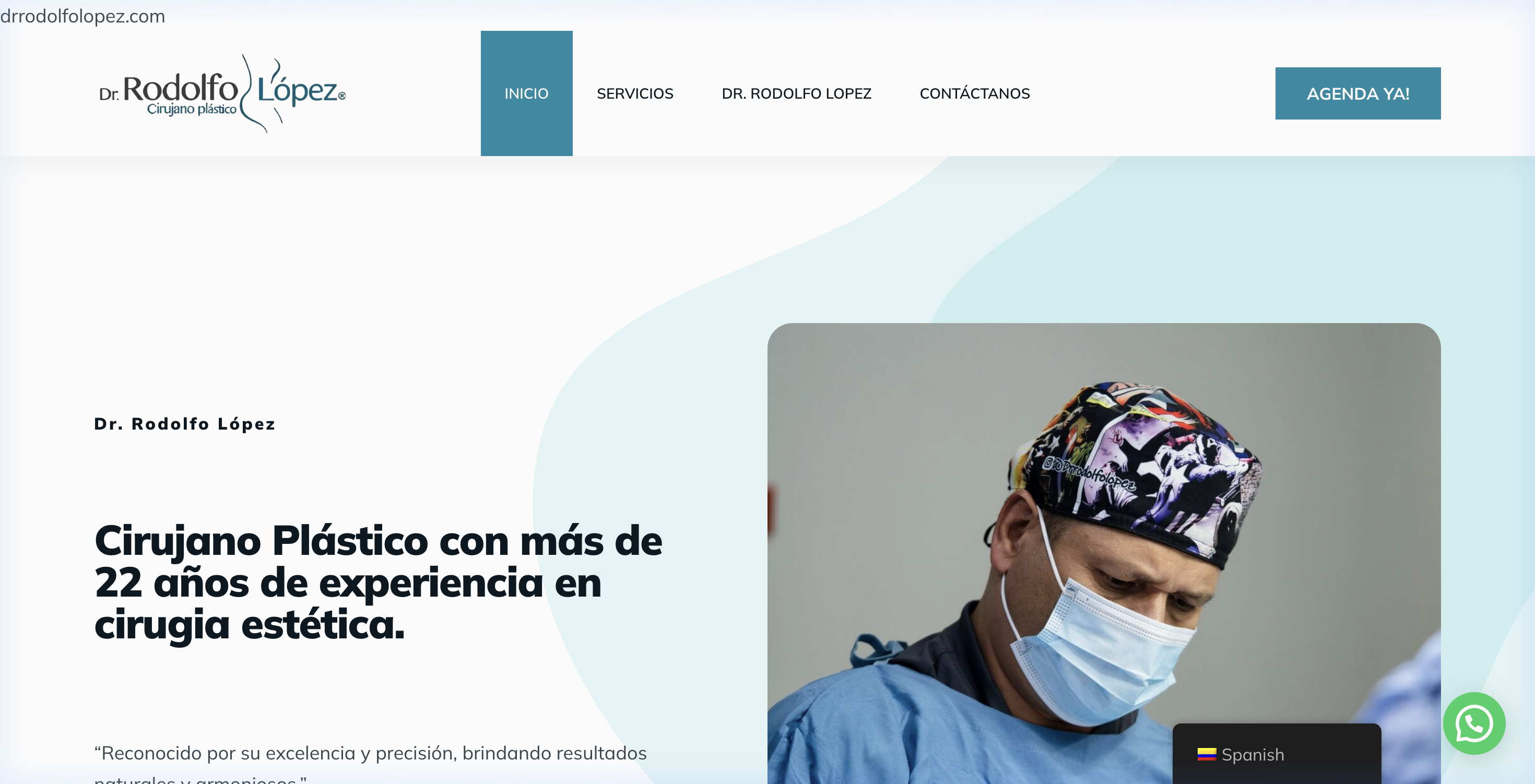 Dr. Rodolfo López — Cirugía plástica